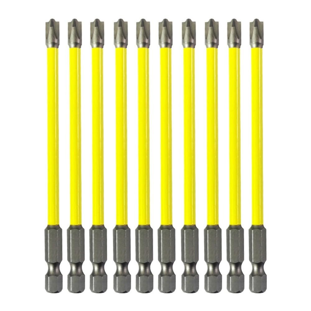 Special Phillips Screwdriver Bits, FPH2, 65/110 mm, Alloy Steel, Magnetic, 10-Piece