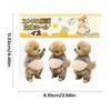3D Animal Squeeze Stickers - Cute Dog Design view 2