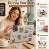Gemejutor 100-Piece Retro Reading Sticker Set view 4