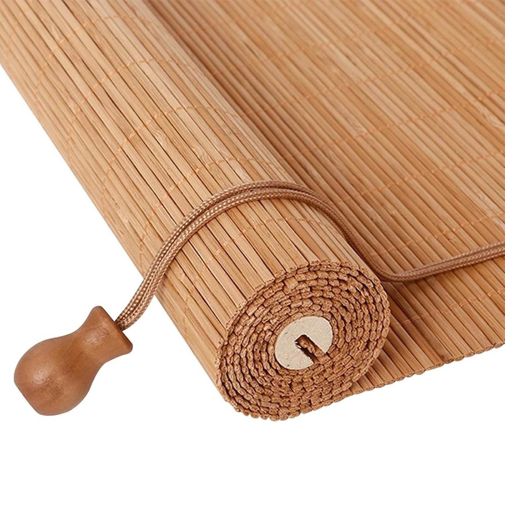 Natural Bamboo Roman Shade
