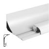 4 m LED Aluminum Light Profile with Decorative Trim for Ceiling and Wall Lighting view 1