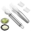 Larrel 2-Piece Stainless Steel Scallion Slicer view 1