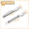 Larrel 2-Piece Stainless Steel Scallion Slicer view 2