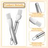 Larrel 2-Piece Stainless Steel Scallion Slicer view 3