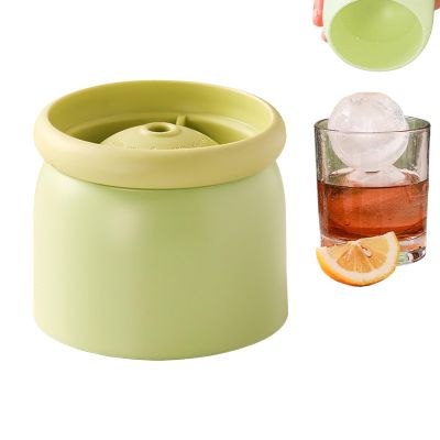 Round Ice Ball Maker - Reusable 6-Cube Mold