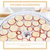 TIKODIDA 6-Pack Round Silicone Steamer Mats view 3