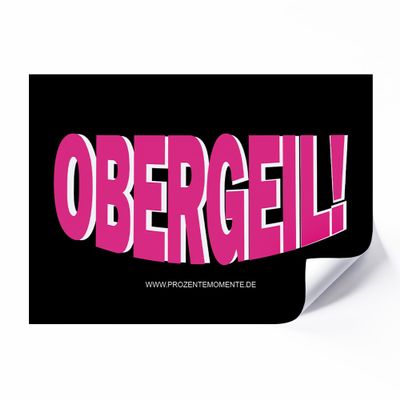 Obergeil Mallorca Stickers – Funny Party Sticker Set, 500 Pieces