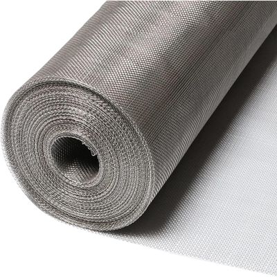 304 Stainless Steel Mesh Screen, Woven Wire Mesh, 12 Mesh, 0.35 mm Wire, 1.8 mm Opening, 320 mm x 15 m