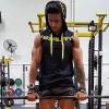 Men's Tank Top Hoodie, Sleeveless Muscle Shirt, Slim Fit Workout Tee view 3
