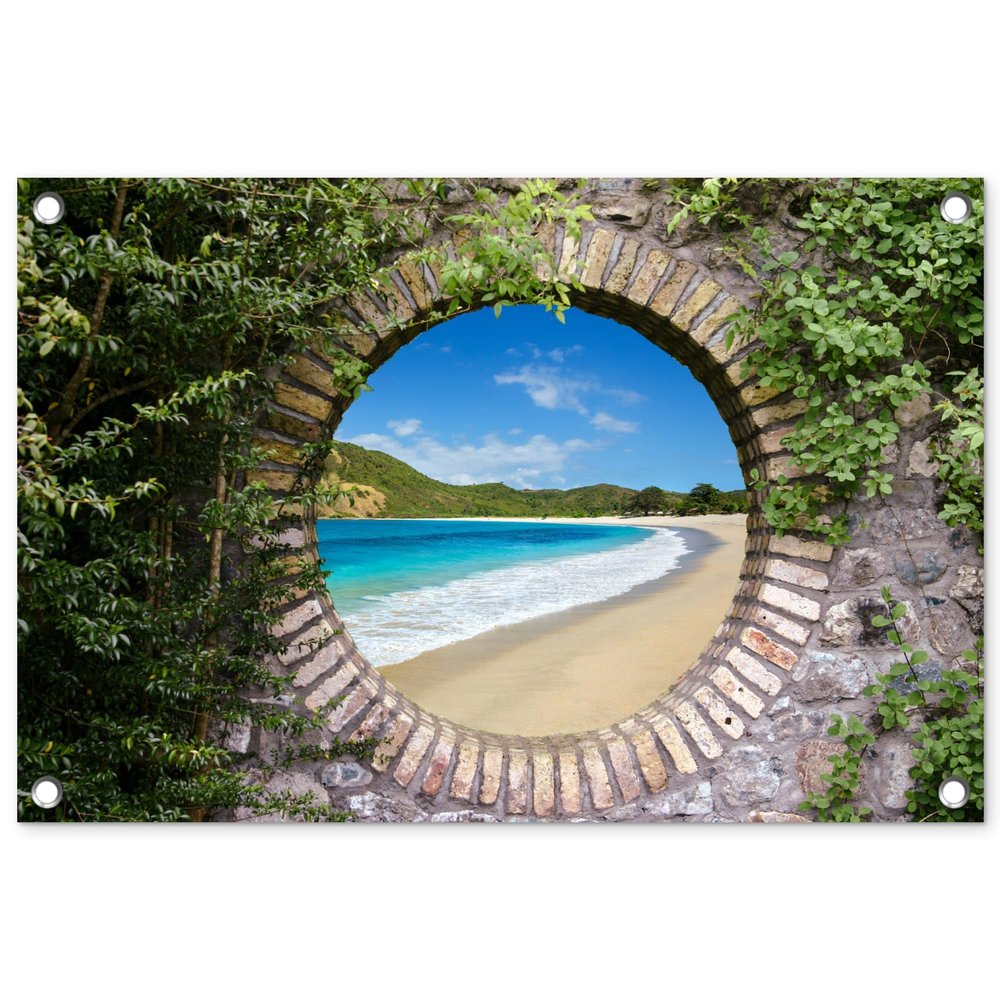 MuchoWow Weatherproof Outdoor Garden Poster
