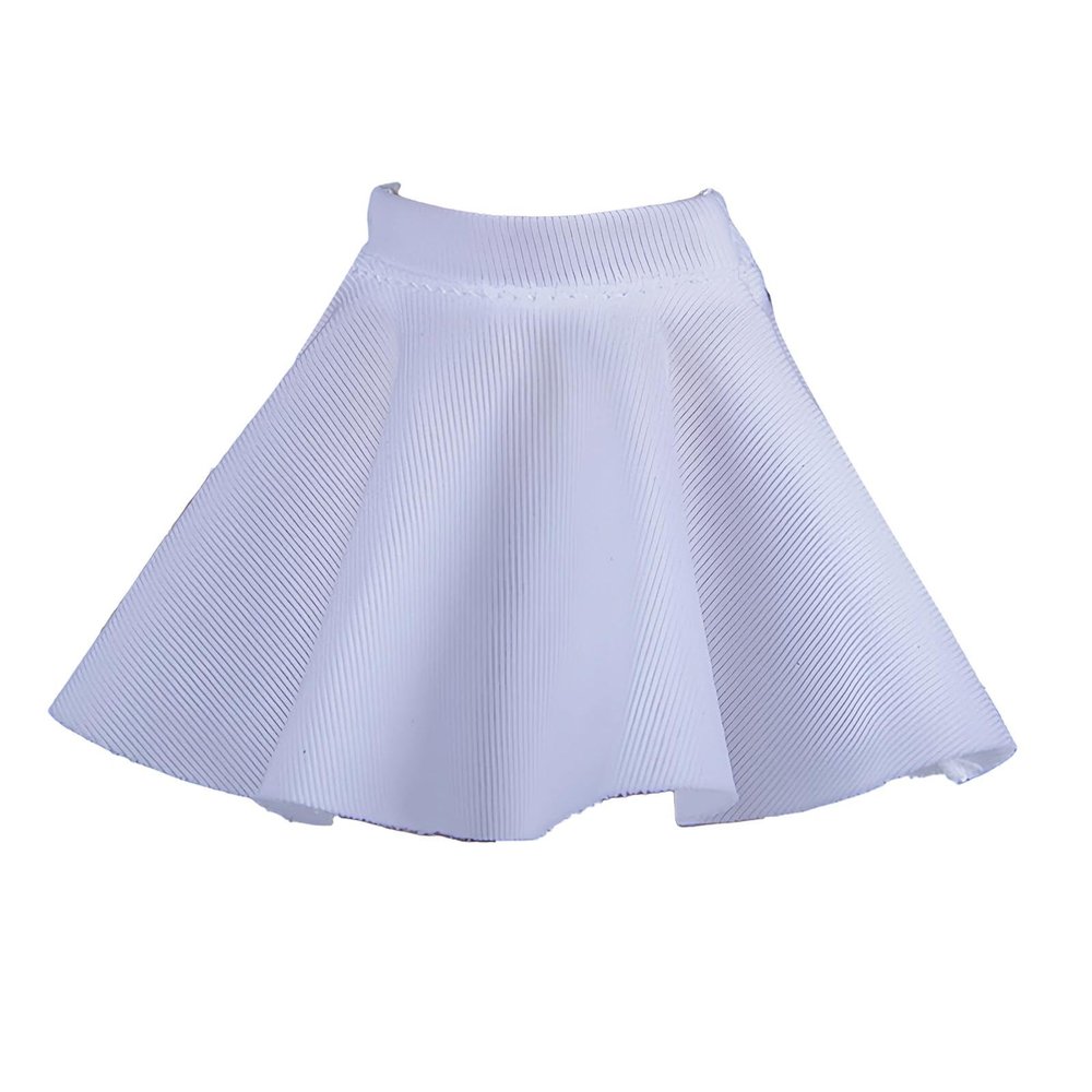LeeQinersw White Skirt for 1:12 Action Figures