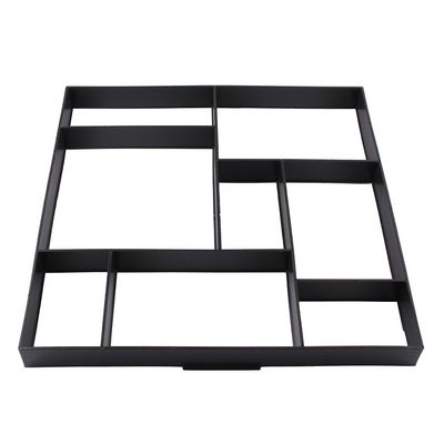 DIY 8-Grid Plastic Paver Mold for Concrete Stepping Stones and Walkway Decoration