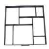 DIY 8-Grid Plastic Paver Mold for Concrete Stepping Stones and Walkway Decoration view 4