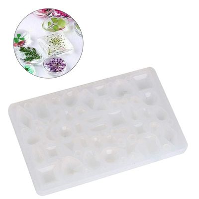 Pongnas DIY Silicone Molds for Jewelry Making, Type A and Flexible (Small Gemstone Shape)