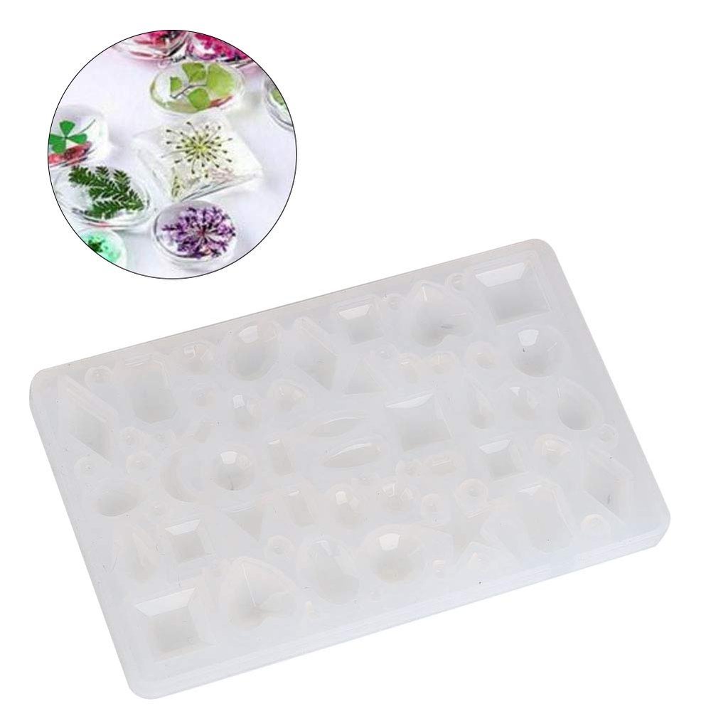 Pongnas DIY Silicone Molds for Jewelry Making, Type A and Flexible (Small Gemstone Shape)