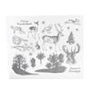 HEEPDD Silicone Stamps, Forest Animals for DIY Crafting view 1