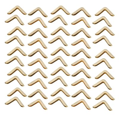 HEEPDD Corner Protectors with Bronze Finish, 50-Pack