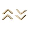 HEEPDD Corner Protectors with Bronze Finish, 50-Pack view 3