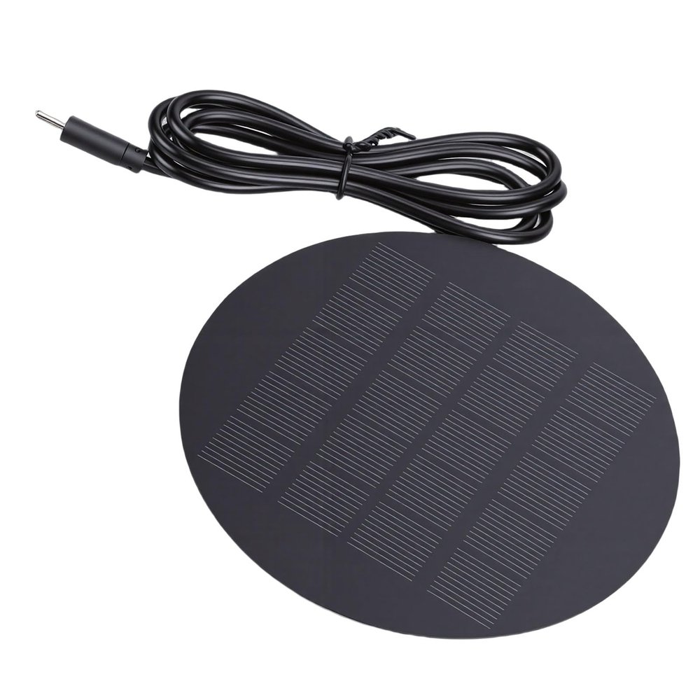 Zunate Portable Solar Panel Charger with USB Type-C Port and High Conversion Efficiency