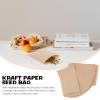 POPETPOP 100 Kraft Paper Seed Bags, Airtight, Burr-Free view 3