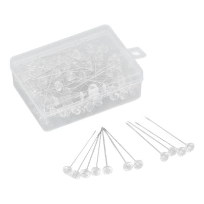 RASTKY 2-Inch Pins, 50 Pack, Stone Pins for Corsages and Boutonnieres