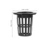BETOOKY 50-Pack Hydroponic Plastic Plant Propagation Baskets for Herbs view 2