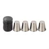 Stainless Steel Shot Glasses, 4-Piece Set with PU Leather Case, 30 ml, 70 ml view 2