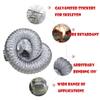 Insulated Aluminum Foil Flexible Duct for Air Connections, 3.0 m x 200 mm view 4