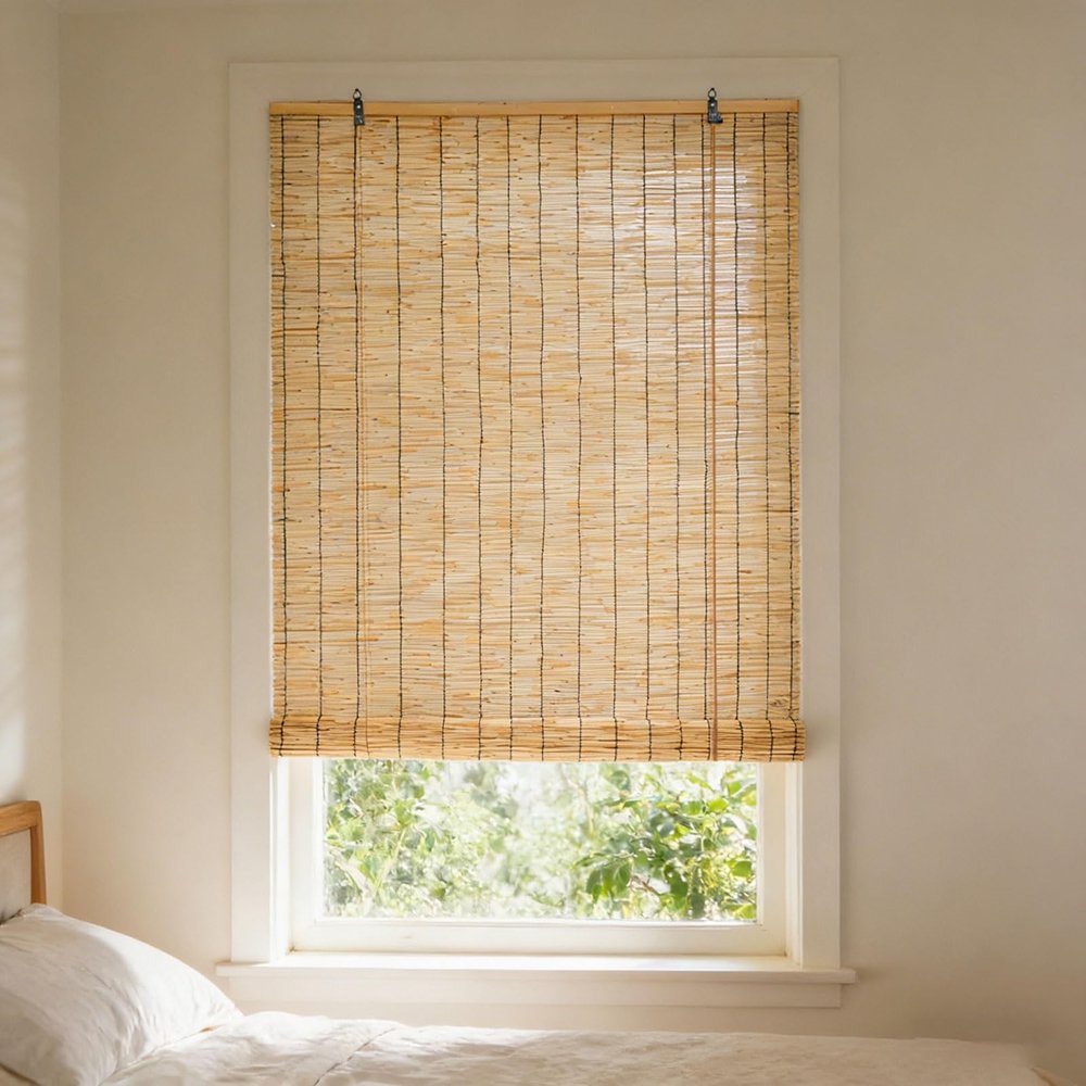 Waterproof Bamboo Roller Shade for Balcony
