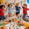 JOVYTH 100 Pcs Soccer Birthday Confetti view 4