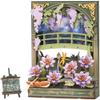 ROBOTIME 3D Wooden Water Lily Puzzle with LED view 1