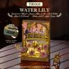 ROBOTIME 3D Wooden Water Lily Puzzle with LED view 4