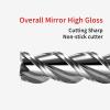 Single-Flute Spiral Cutter, 3F Aluminum End Mill, 4 mm/20 mm, HRC55 Carbide, Tungsten Steel Shank, CNC Tool (10×65×10×200) view 4