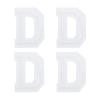 QUARKZMAN 4 Pack Letter D Iron-On Patches view 1