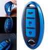 Car Key Cover for Nissan Models - Style 1 Blue view 4
