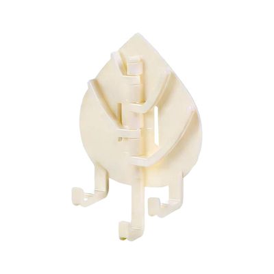 Self-Adhesive Wall Hooks 13.5 X 9 X 4 Cm, Strong Adhesive Leaf-Shaped Hanger