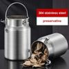Stainless Steel Jug with Sealed Lid for Storing and Transporting Liquids view 2