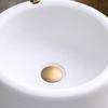 XUJUAN-0227 Freestanding Pedestal Bathroom Sink with Faucet and Drain Set view 4