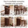6-Piece Stackable Stool Set with Casters and Brakes view 4