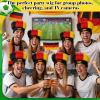 PLULON German Hairband Costume Wig for World Cup 2026 Fans view 2