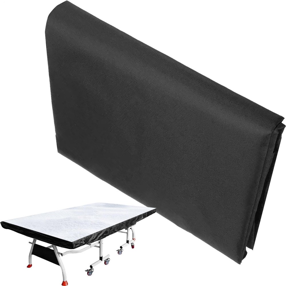 Table Tennis Table Cover, Waterproof Oxford Fabric, Heavy-Duty Outdoor