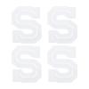 QUARKZMAN 4 Pack Letter S Iron-On Patches view 1