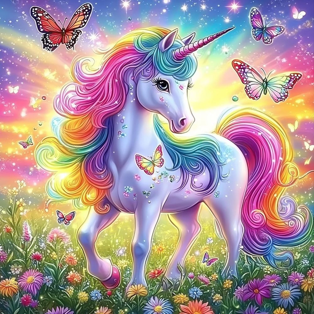 TOSTOG Rainbow Unicorn Diamond Painting for Adults