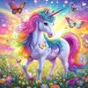 TOSTOG Rainbow Unicorn Diamond Painting for Adults view 1