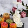 100g Mooncake Mold Set with Flower Design and Mamoul Mold view 2