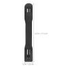 Levemolo 100-Piece Plastic Carton Handles with Simple Carrying Grip, Versatile Design, Black view 2