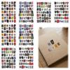 8 Sheets Vintage Alphabet Stickers view 1