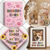8 Sheets Vintage Alphabet Stickers view 4