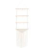 Kisangel Wall-Hanging Storage for Hair Clips and Bows with Cotton Rope view 1