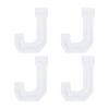 QUARKZMAN 4 Pack Letter J Iron-On Patches view 1
